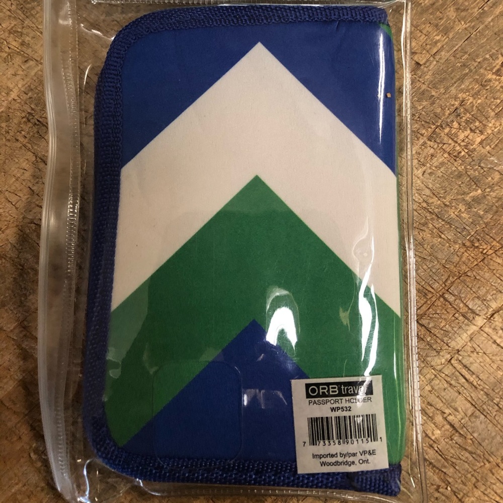 Colorful passport holder